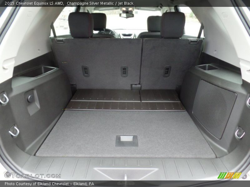 Champagne Silver Metallic / Jet Black 2015 Chevrolet Equinox LS AWD