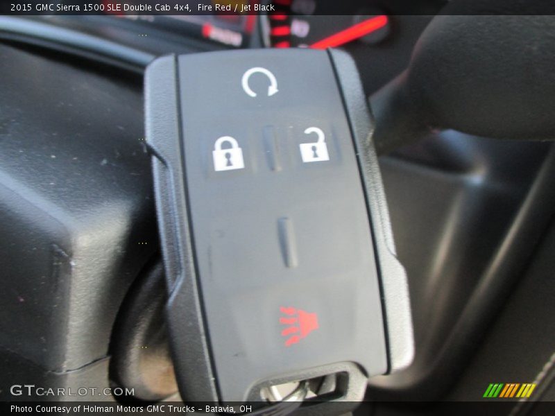 Fire Red / Jet Black 2015 GMC Sierra 1500 SLE Double Cab 4x4