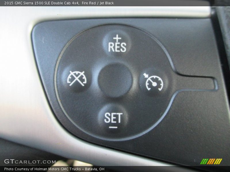 Fire Red / Jet Black 2015 GMC Sierra 1500 SLE Double Cab 4x4