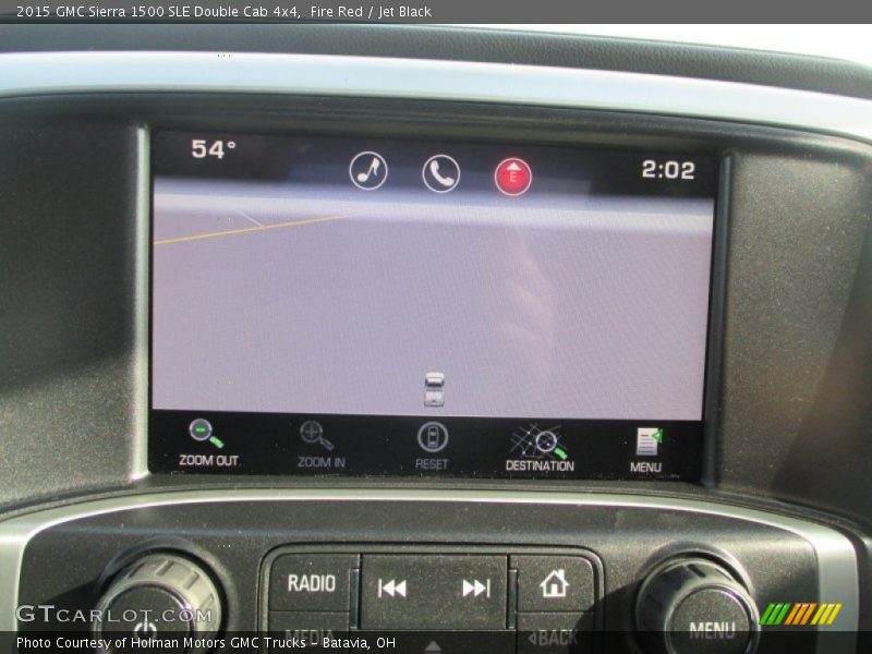Fire Red / Jet Black 2015 GMC Sierra 1500 SLE Double Cab 4x4