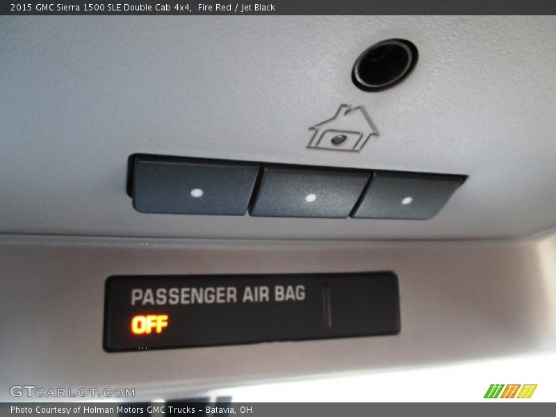 Fire Red / Jet Black 2015 GMC Sierra 1500 SLE Double Cab 4x4