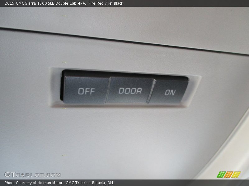 Fire Red / Jet Black 2015 GMC Sierra 1500 SLE Double Cab 4x4