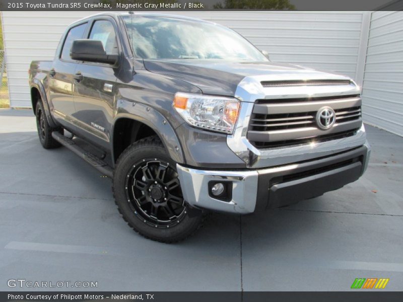 Magnetic Gray Metallic / Black 2015 Toyota Tundra SR5 CrewMax