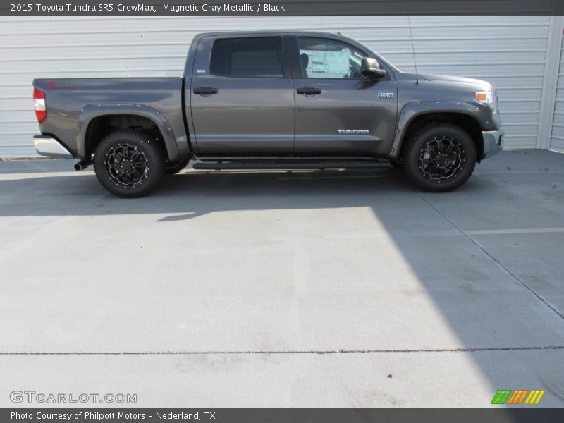 Magnetic Gray Metallic / Black 2015 Toyota Tundra SR5 CrewMax