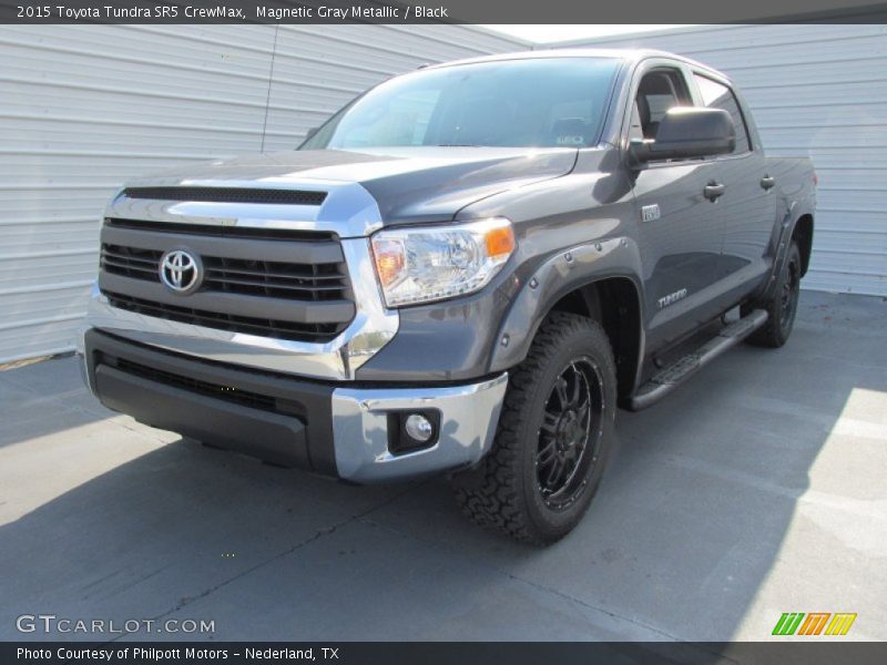 Magnetic Gray Metallic / Black 2015 Toyota Tundra SR5 CrewMax