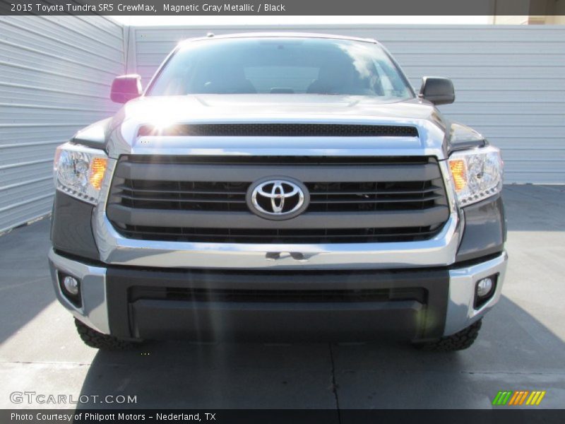 Magnetic Gray Metallic / Black 2015 Toyota Tundra SR5 CrewMax