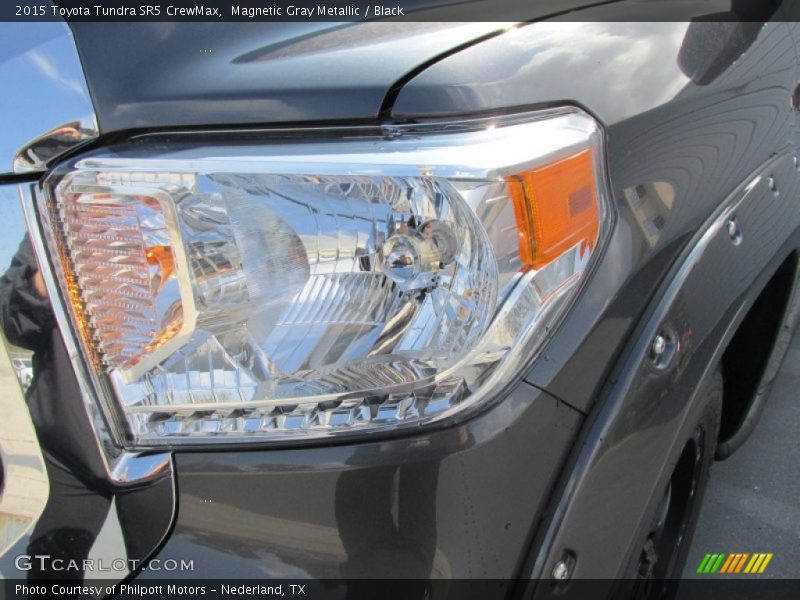 Magnetic Gray Metallic / Black 2015 Toyota Tundra SR5 CrewMax