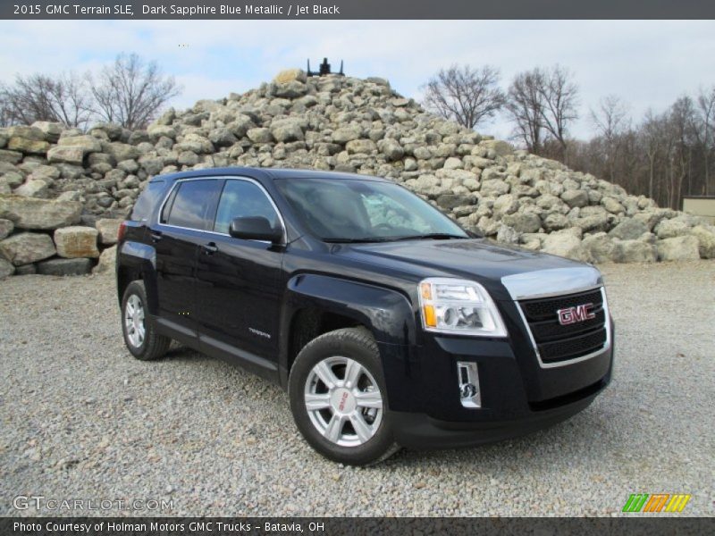 Dark Sapphire Blue Metallic / Jet Black 2015 GMC Terrain SLE
