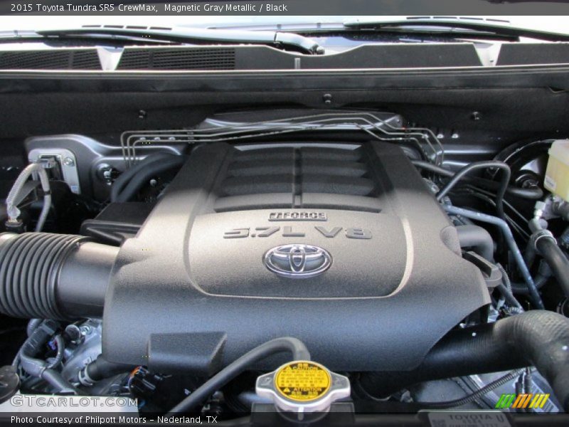 Magnetic Gray Metallic / Black 2015 Toyota Tundra SR5 CrewMax