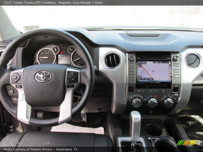 Magnetic Gray Metallic / Black 2015 Toyota Tundra SR5 CrewMax
