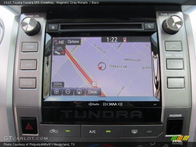 Magnetic Gray Metallic / Black 2015 Toyota Tundra SR5 CrewMax