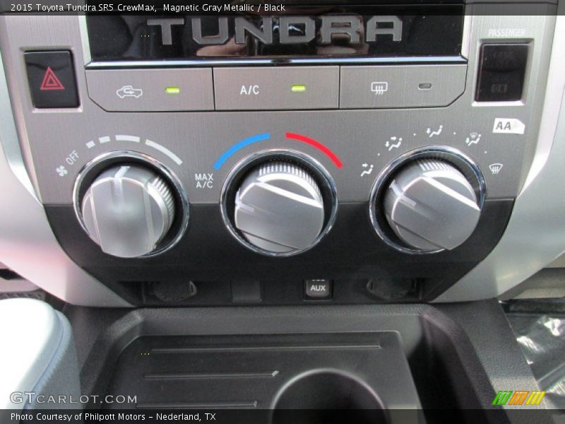 Magnetic Gray Metallic / Black 2015 Toyota Tundra SR5 CrewMax