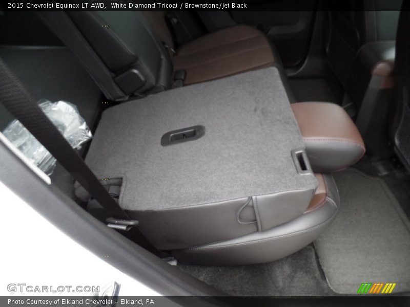 White Diamond Tricoat / Brownstone/Jet Black 2015 Chevrolet Equinox LT AWD