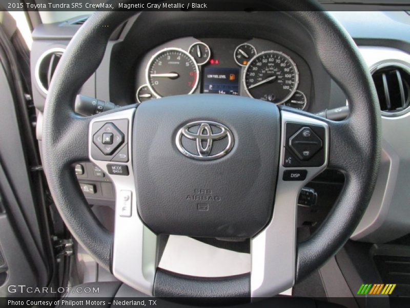 Magnetic Gray Metallic / Black 2015 Toyota Tundra SR5 CrewMax