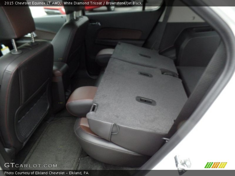 White Diamond Tricoat / Brownstone/Jet Black 2015 Chevrolet Equinox LT AWD