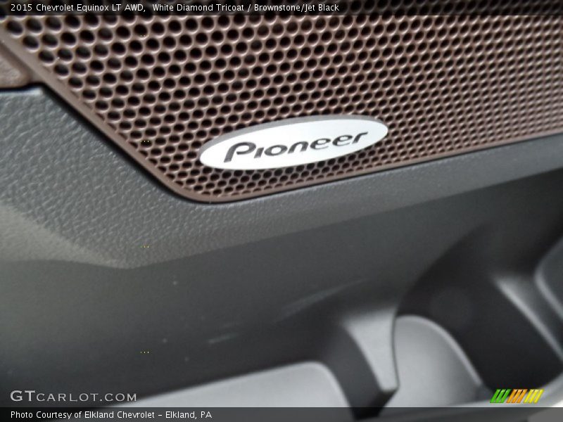 White Diamond Tricoat / Brownstone/Jet Black 2015 Chevrolet Equinox LT AWD