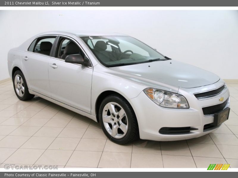 Silver Ice Metallic / Titanium 2011 Chevrolet Malibu LS