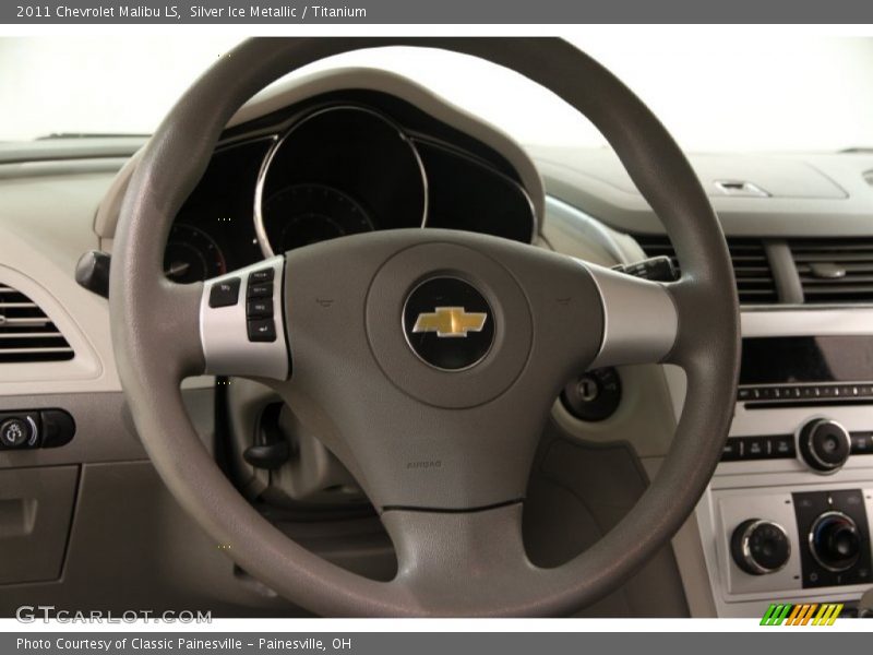 Silver Ice Metallic / Titanium 2011 Chevrolet Malibu LS