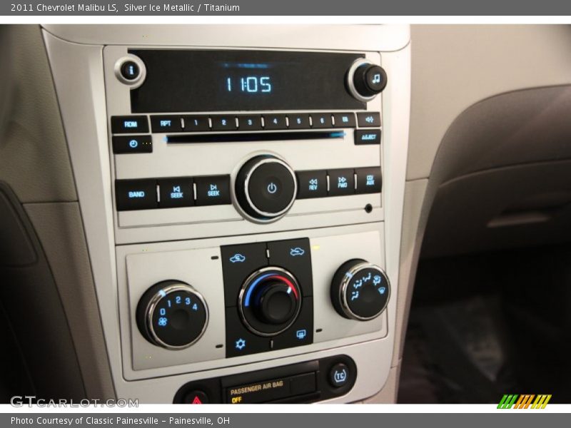 Silver Ice Metallic / Titanium 2011 Chevrolet Malibu LS