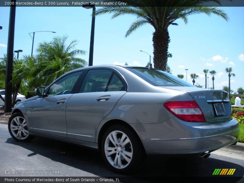 Palladium Silver Metallic / Grey 2008 Mercedes-Benz C 300 Luxury