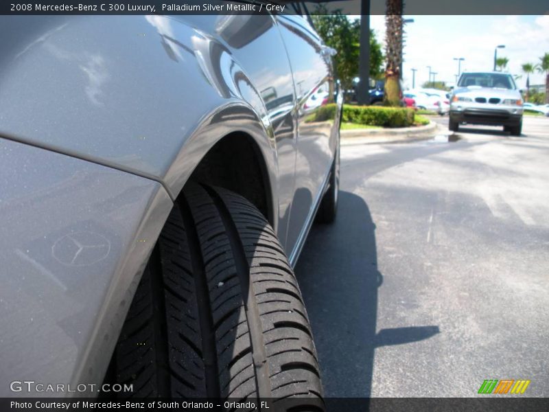 Palladium Silver Metallic / Grey 2008 Mercedes-Benz C 300 Luxury