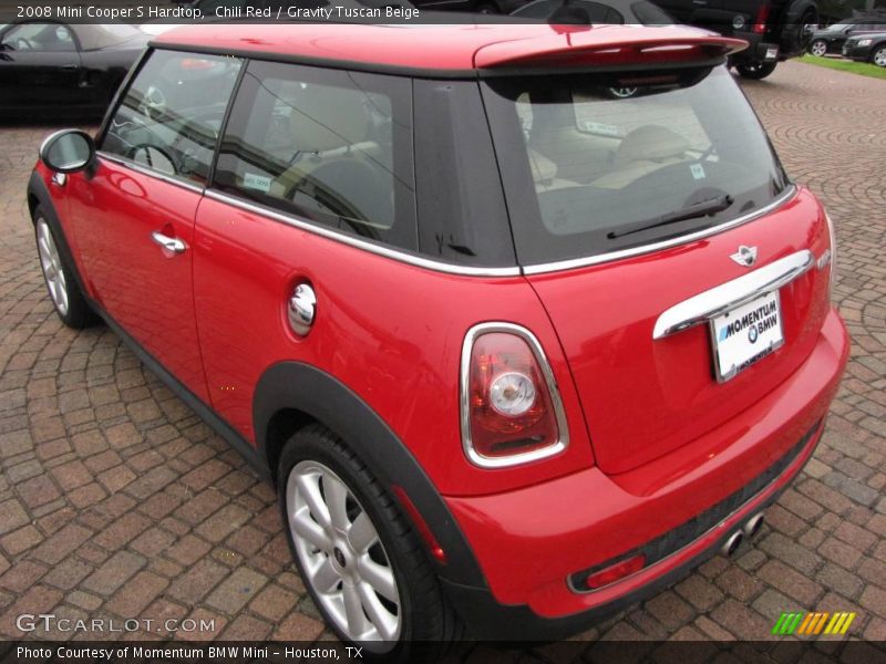 Chili Red / Gravity Tuscan Beige 2008 Mini Cooper S Hardtop