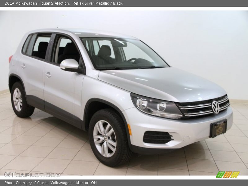 Reflex Silver Metallic / Black 2014 Volkswagen Tiguan S 4Motion