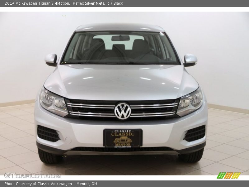 Reflex Silver Metallic / Black 2014 Volkswagen Tiguan S 4Motion