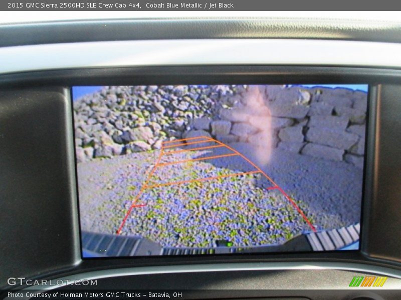 Cobalt Blue Metallic / Jet Black 2015 GMC Sierra 2500HD SLE Crew Cab 4x4