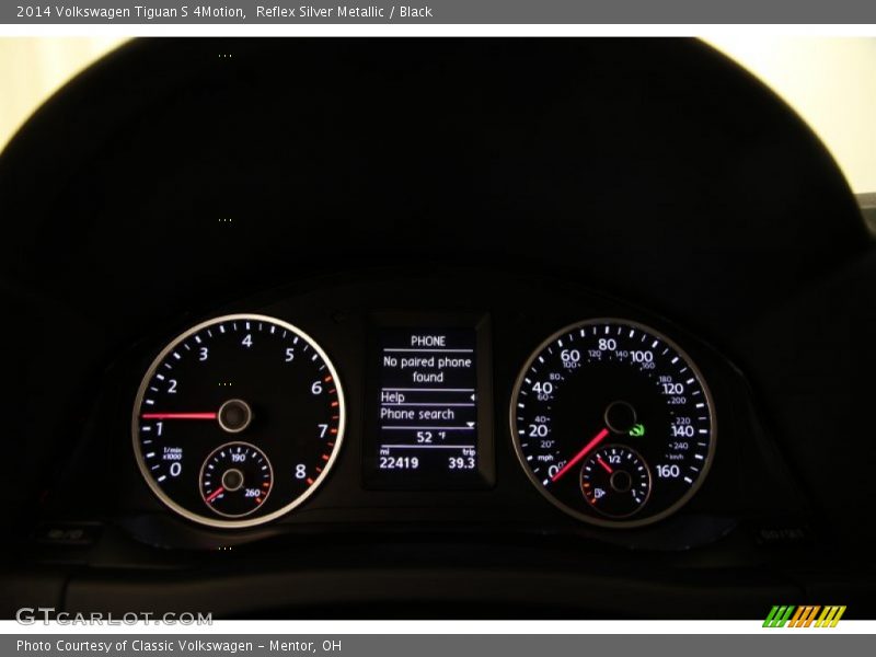  2014 Tiguan S 4Motion S 4Motion Gauges