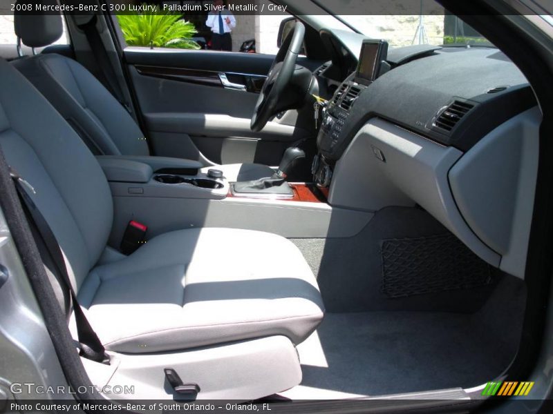 Palladium Silver Metallic / Grey 2008 Mercedes-Benz C 300 Luxury