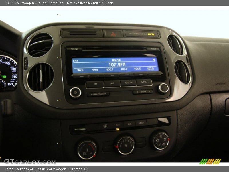 Controls of 2014 Tiguan S 4Motion