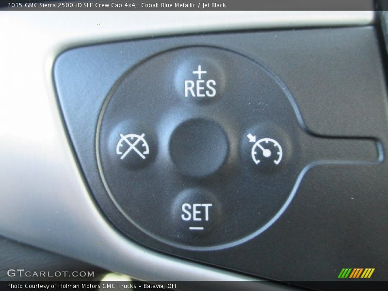Cobalt Blue Metallic / Jet Black 2015 GMC Sierra 2500HD SLE Crew Cab 4x4