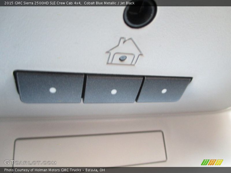 Cobalt Blue Metallic / Jet Black 2015 GMC Sierra 2500HD SLE Crew Cab 4x4