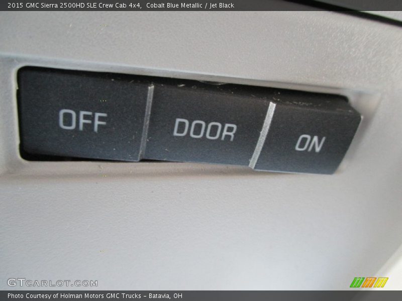 Cobalt Blue Metallic / Jet Black 2015 GMC Sierra 2500HD SLE Crew Cab 4x4