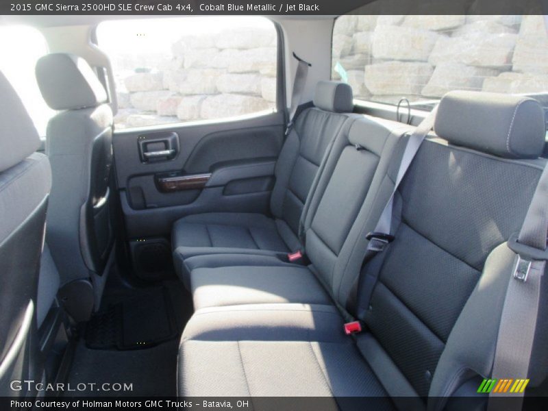 Cobalt Blue Metallic / Jet Black 2015 GMC Sierra 2500HD SLE Crew Cab 4x4