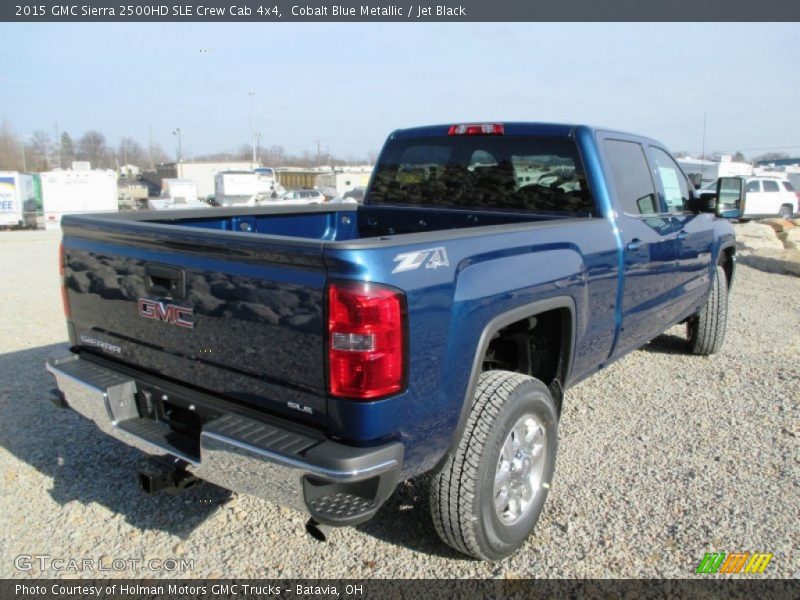 Cobalt Blue Metallic / Jet Black 2015 GMC Sierra 2500HD SLE Crew Cab 4x4