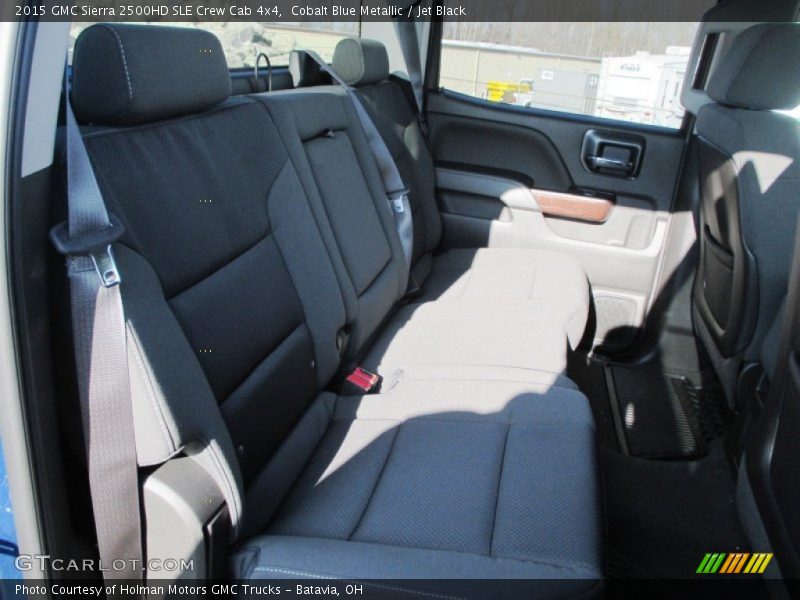 Cobalt Blue Metallic / Jet Black 2015 GMC Sierra 2500HD SLE Crew Cab 4x4