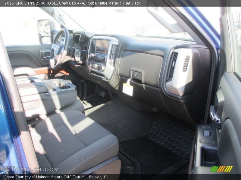 Cobalt Blue Metallic / Jet Black 2015 GMC Sierra 2500HD SLE Crew Cab 4x4