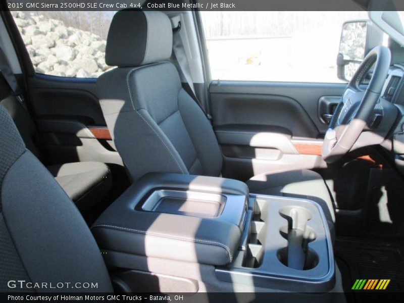 Cobalt Blue Metallic / Jet Black 2015 GMC Sierra 2500HD SLE Crew Cab 4x4