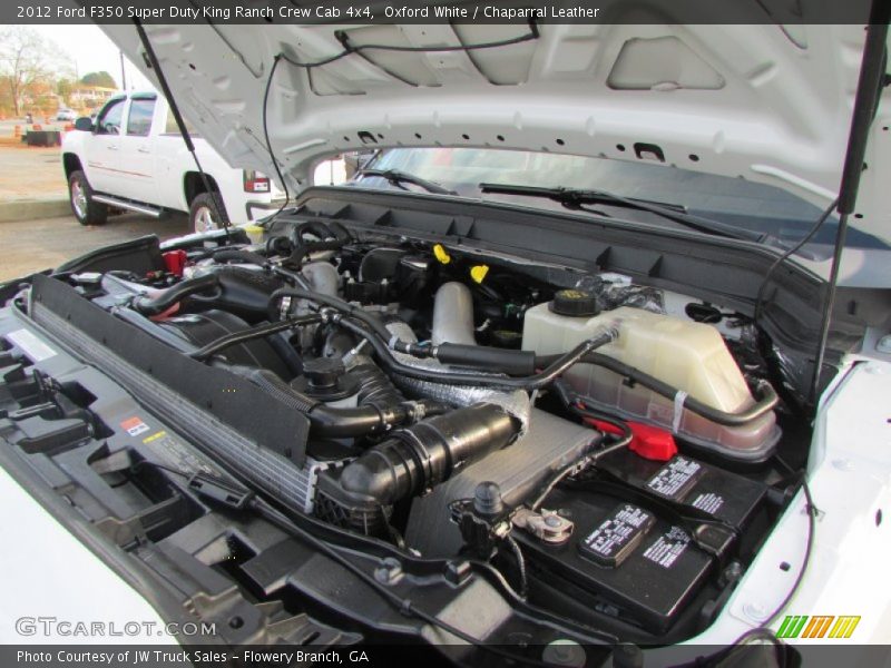 Oxford White / Chaparral Leather 2012 Ford F350 Super Duty King Ranch Crew Cab 4x4