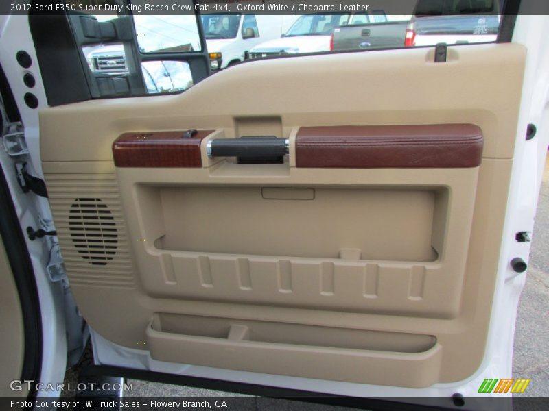Oxford White / Chaparral Leather 2012 Ford F350 Super Duty King Ranch Crew Cab 4x4