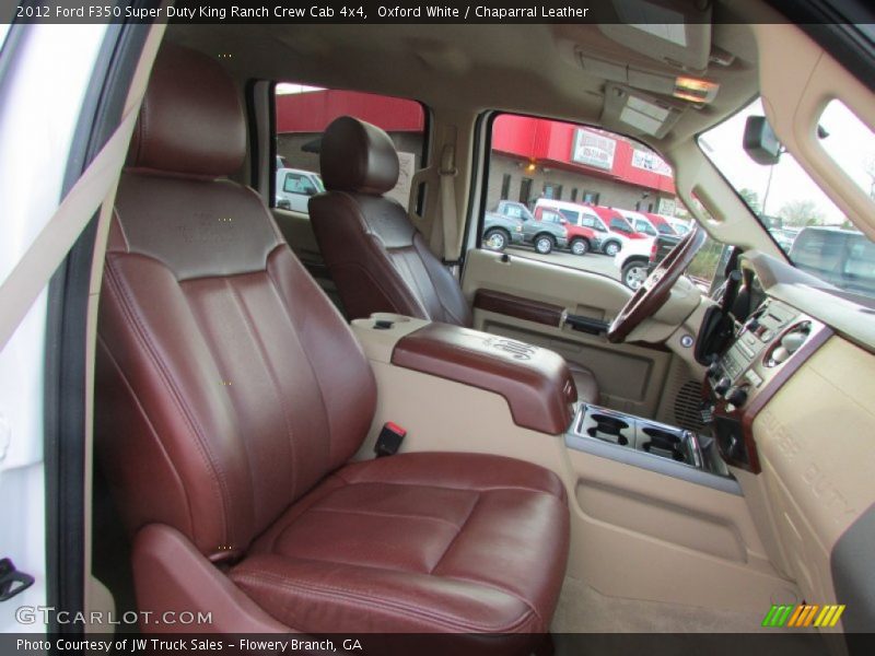 Oxford White / Chaparral Leather 2012 Ford F350 Super Duty King Ranch Crew Cab 4x4