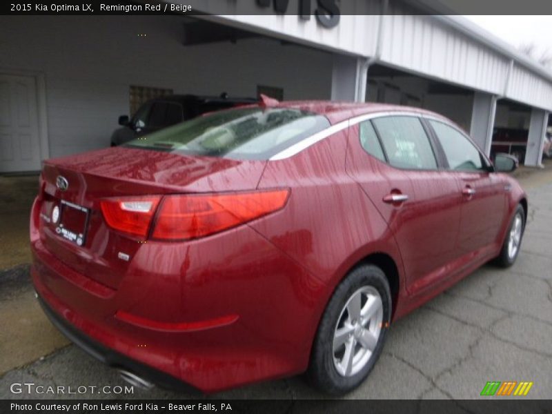 Remington Red / Beige 2015 Kia Optima LX