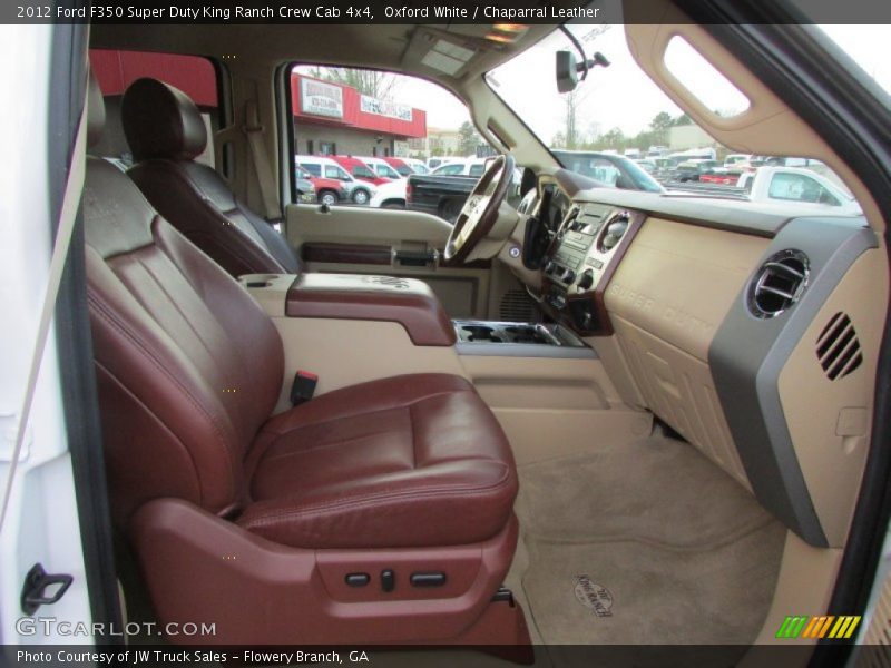 Oxford White / Chaparral Leather 2012 Ford F350 Super Duty King Ranch Crew Cab 4x4