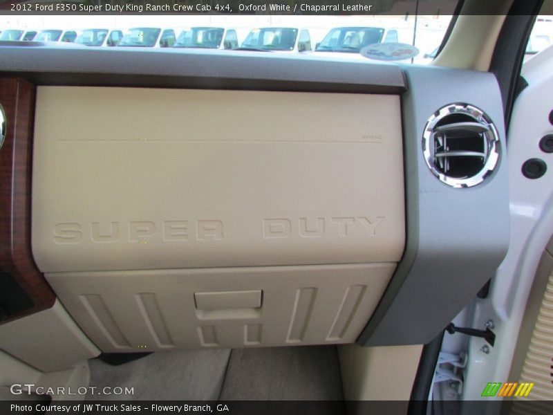 Oxford White / Chaparral Leather 2012 Ford F350 Super Duty King Ranch Crew Cab 4x4
