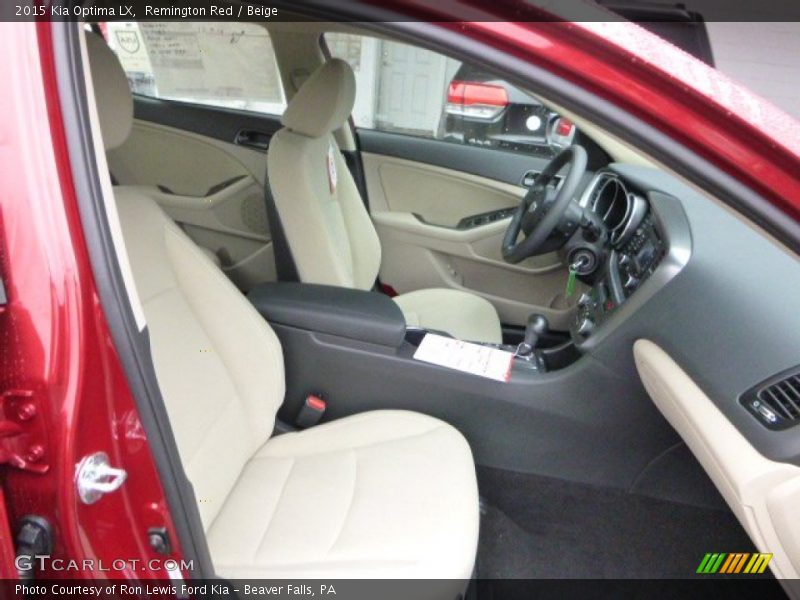 Remington Red / Beige 2015 Kia Optima LX