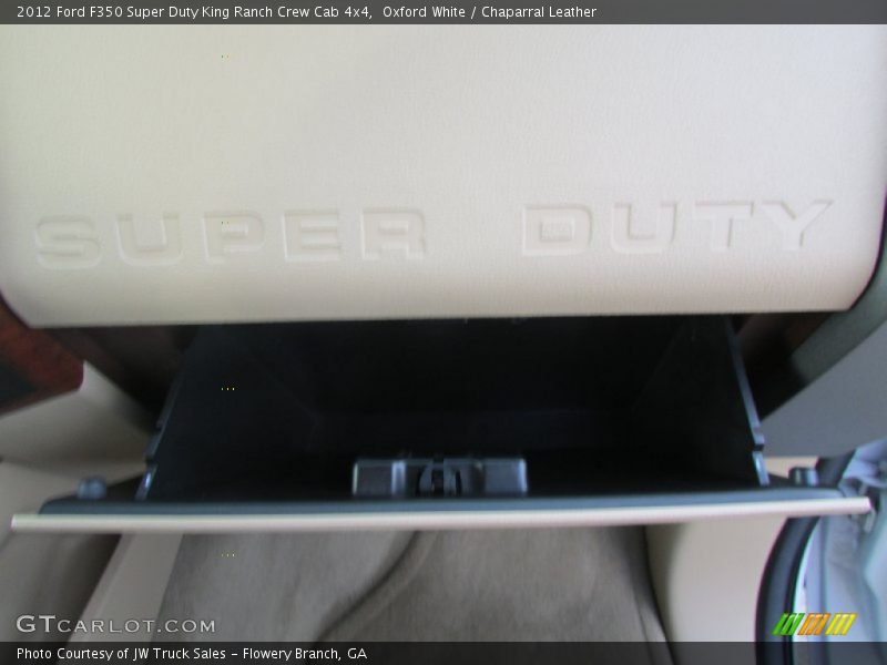Oxford White / Chaparral Leather 2012 Ford F350 Super Duty King Ranch Crew Cab 4x4