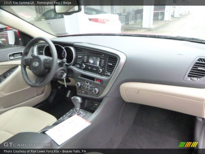 Remington Red / Beige 2015 Kia Optima LX