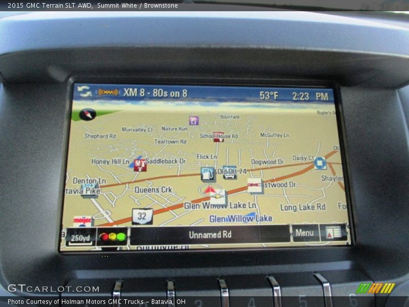 Summit White / Brownstone 2015 GMC Terrain SLT AWD